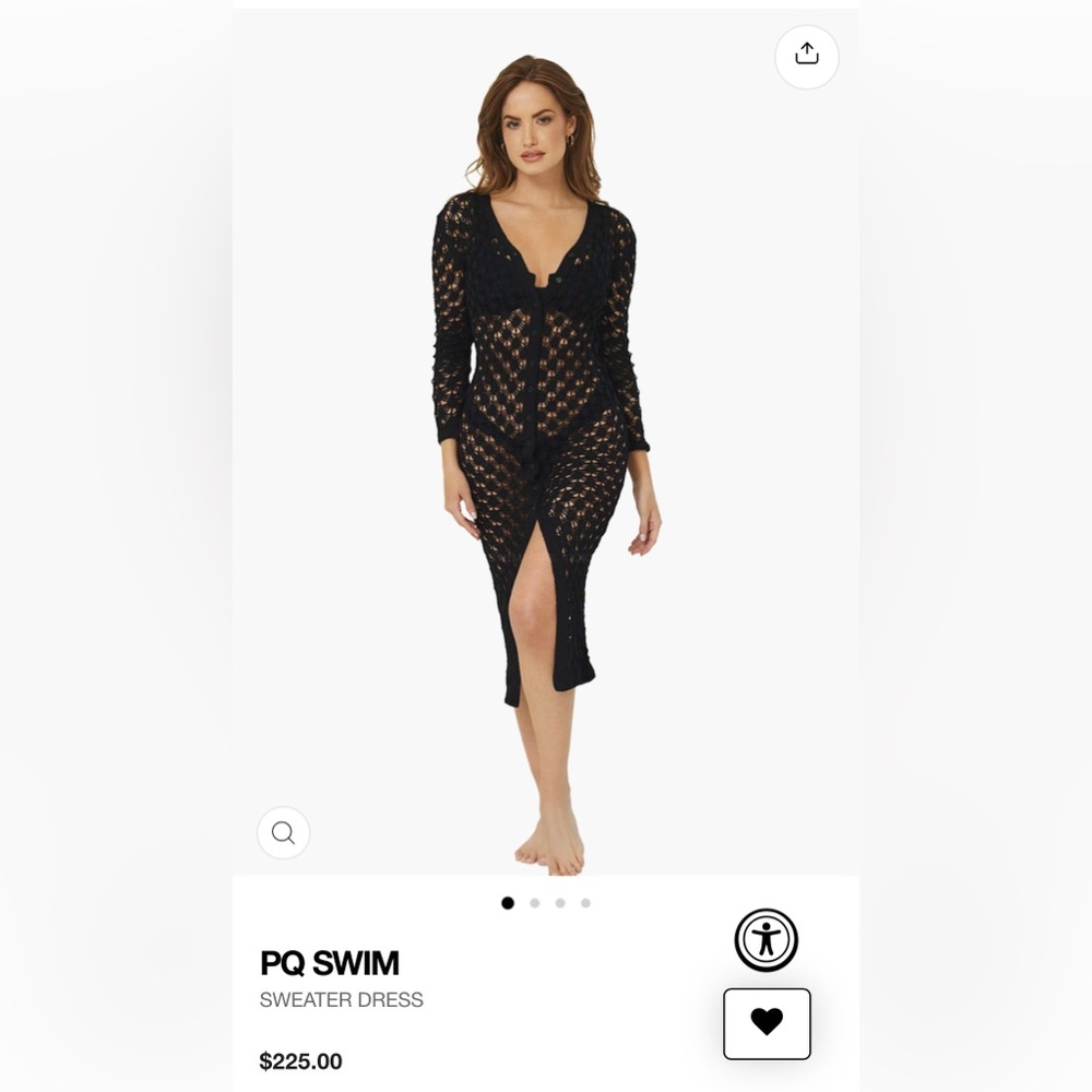 PQ Swim Sweater Dress Beach Coverup (Size M/L)